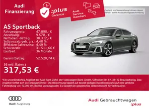 Audi A5 40TFSI qu. 2x S line*PANO*AHK*8fach