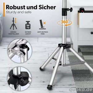 TRESKO 2500W Infrarot-Heizung, Terrassenheizung, Wärmelampe, Timer Bild 4