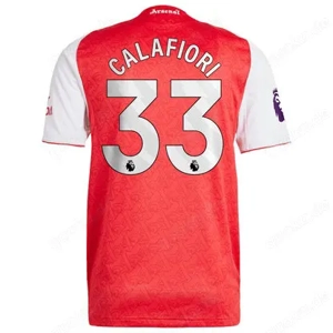 Authentisches Arsenal Heimtrikot 25 26 - Rot - Spielerversion Calafiori