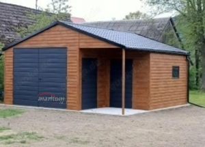  Blechgarage nach Maß Metalldachziegel Autogarage 