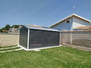  Blechgarage Premium Blechdachziegel Autogarage 2,