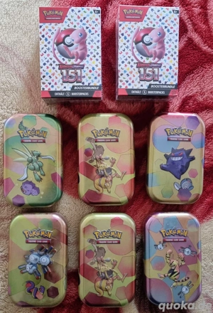 Pokemon 151 Bundle Mini Tin Box Simsala Sichlor Gengar Sealed NEU