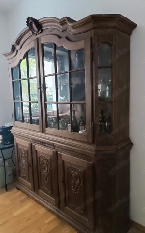 Antike Vitrine   Bar   Buffetschrank   Kommode, Echtholz massiv