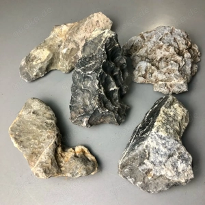 5x Granit-Steine für Aquarium oder Terrarium, Aquascaping
