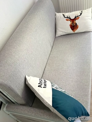 Hellgraues Schlafsofa mit Stauraum   wie neu!!! Bild 5