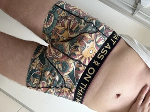 Getragene Boxershorts