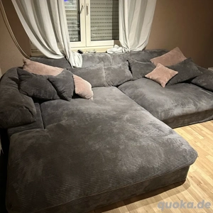 Großes Ecksofa Big Sofa Cord