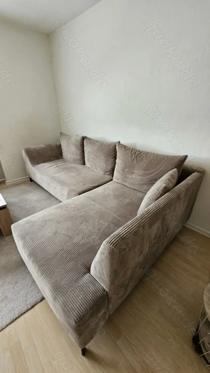 Cord Funktionsecke, Ottomane rechts zu verkaufen