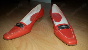 orangerote Schuhe Lara Manni