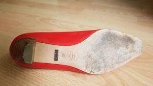 orangerote Schuhe Lara Manni Bild 4