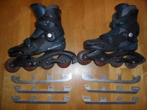 Rollerblades m. viel Zubehör