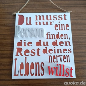 Bild mit Spruch 