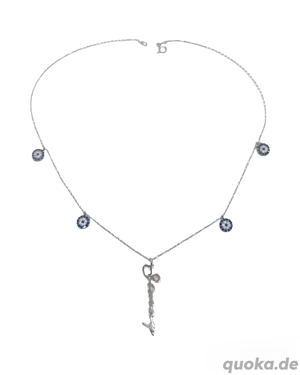 Elegante Nazar Halskette mit Namen