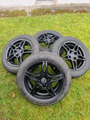 Alufelgen 6Jx15 H2 ET 38 mit Ganzjahresreifen Fulda 185 60R15 88H