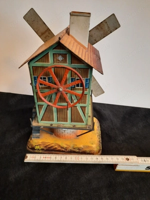 Antribesmodell Windmühle aus Blech für Dampfmaschine 