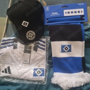 Orginal HSV FAN PAKET Trikot Schal Basecap