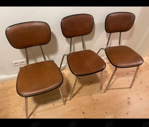 Vintage Stühle Chrom Mid Century