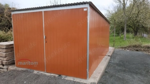   Blechgarage nach Maß Metallcontainer Schuppen 