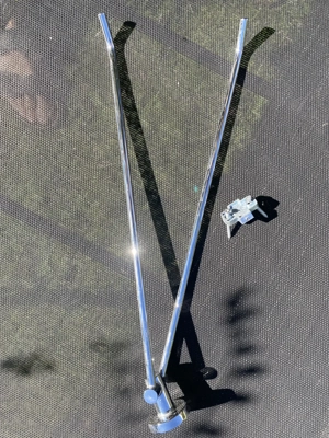 Verkaufe verchromten Handtuchhalter 