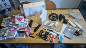 Wii Spiele Komsole mit Zubehör