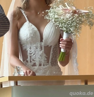 Elegantes Standesamtkleid - Größe 32-36