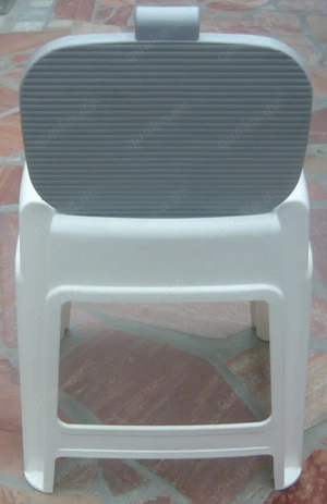 Sitzhocker Badhocker Hocker mit Stauraum weiß TÜV geprüft mit GS Bild 5