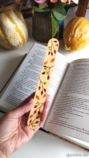 Lesezeichen (Handbemalt mit Acrylfarben)