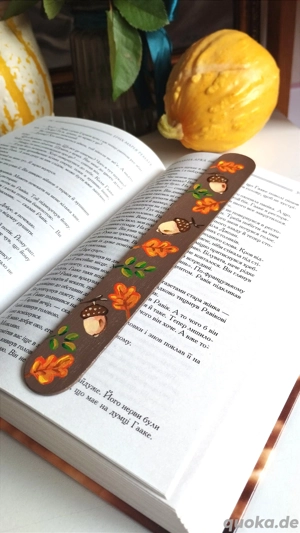 Lesezeichen (Handbemalt mit Acrylfarben)