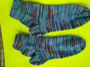 Socken handgestrickt mit kurzem Schaft, Gr. 39
