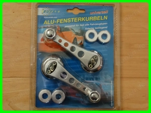 Universal Auto Fensterkurbel Aluminium PKW Sport Design 2Pcs PKW