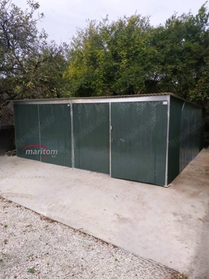   Blechgarage nach Maß Metallcontainer Schuppen 