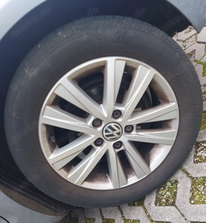 4 Stück Sommerreifen 205 55R16 91V und  Stahlfelgen (VW Golf +)
