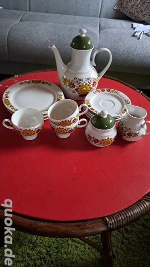 Retro 70er Jahre Kaffeeset