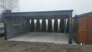   Blechgarage Autogarage Schuppen Überdachung Carp