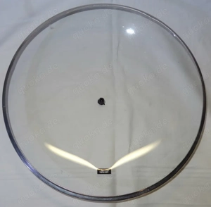 C Fissler Topfdeckel Deckel Glas mit Metallring Pfannendeckel 28 ungebraucht minimale Gebrauchsspure