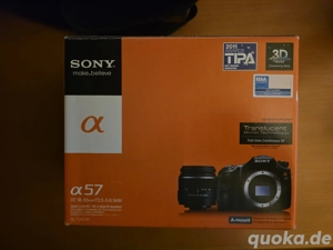 Sony SLT-A57K SLR-Digitalkamera OVP inkl. Kit SAL Top