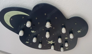 Deckenleuchte Sternenwolke in blau