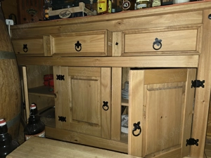 Sideboard (massiv Holz - 3türig)
