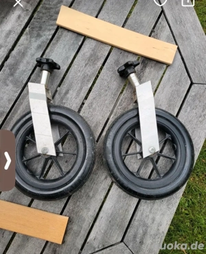 Buggyräder für Fahrradanhänger   ältere Thule Chariot Fahrradanhänger