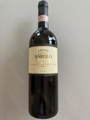 Barolo Arione Canelli 2005, Rotwein