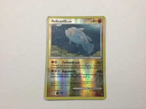 Pokémon Sammelkarte Relicanth Holo Shiny Platin Ultimative Sieger