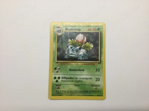 Pokémon Sammelkarte Bisaknosp Basis Vintage 
