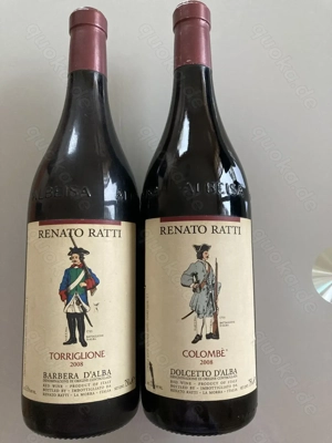 Barbera + Dolcetto d'Alba, Renato Ratti, 2008, Rotwein