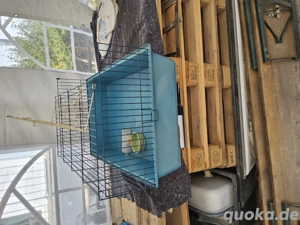 Meerschweinchenkäfig Futterschüssel Trinkflasche Transportboxen