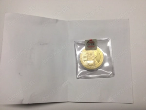 Konrad Adenauer Sammler Medaille Vergoldet 