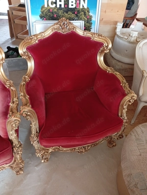 Thronsessel rot gold von Silik Bild 2