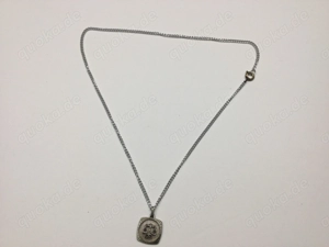 Vintage Halskette mit Sternzeichen Anhänger Waage