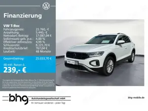 Volkswagen T-Roc Life 1.0 TSI Ganzj.R.; 2-Zonen; Seits. Abg