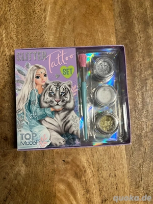 TOPModel Fantasy Tiger Glitzer Tattoo Set