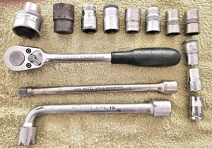 HAZET- Ratsche, Nüsse, Verlängerung  Radschlüssel